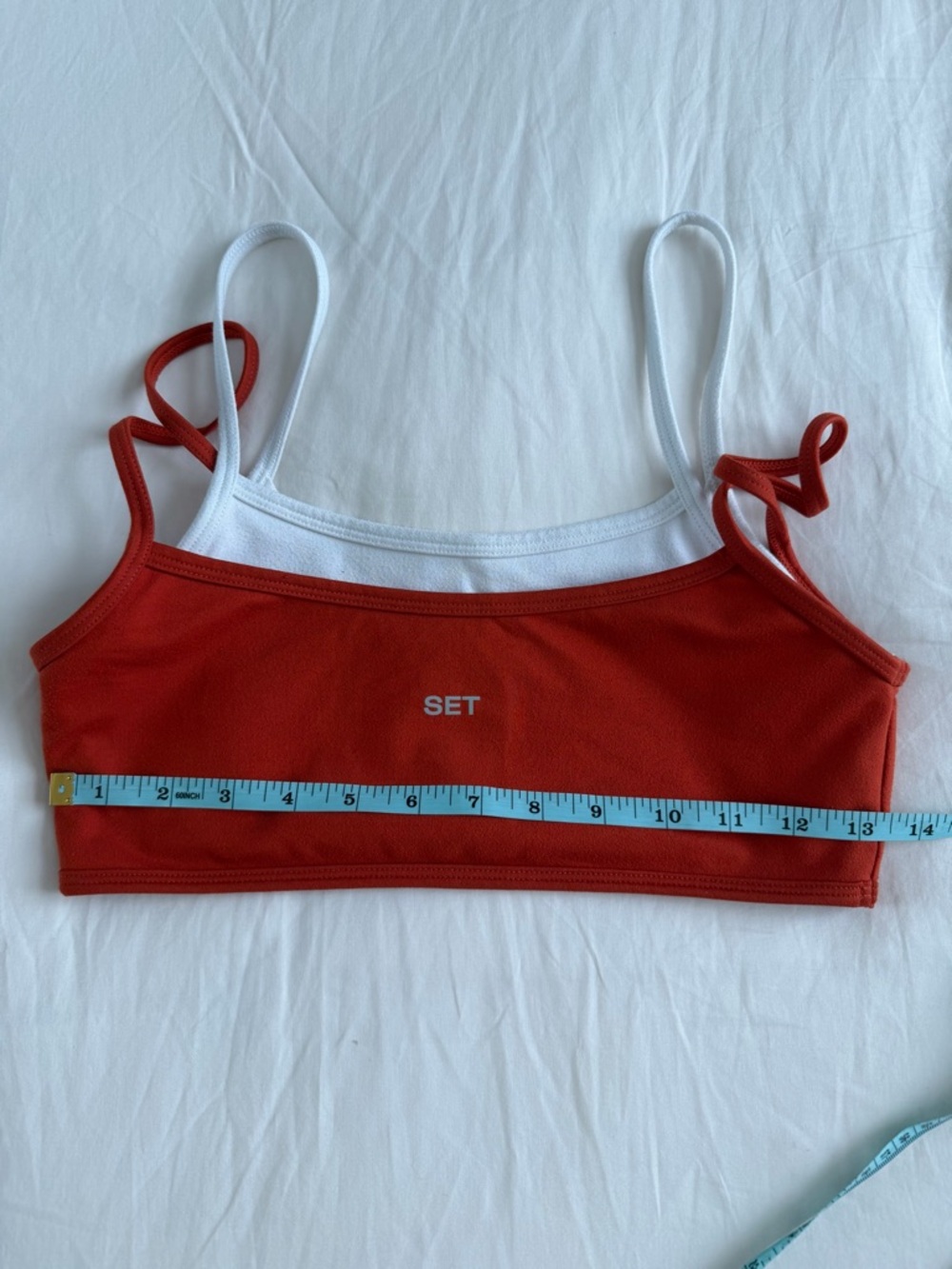 Set Active FormCloud® Cloud Layered Training Sports Bra in Cayenne - Picture 7 of 8